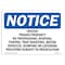 Signmission OSHA Notice, 5" Height, Poultry Prep Only Sign, 7" X 5", Landscape OS-NS-D-57-L-17734 - alternate 1